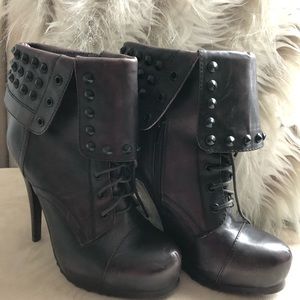 Bronx Renna Gade studded stiletto bootie